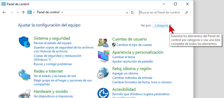 C Mo Cambiar La Visualizaci N Del Panel De Control En Windows