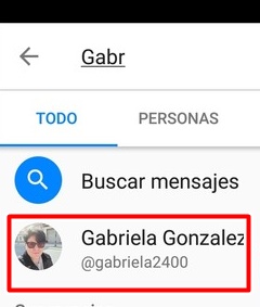 Toca el perfil que crees que te bloqueó en cómo saber si alguien te ha bloqueado en Facebook