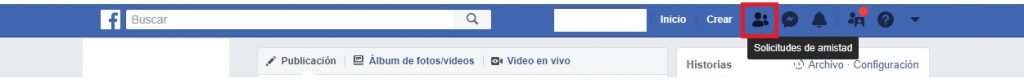 Verificar solicitudes de amistad en Facebook