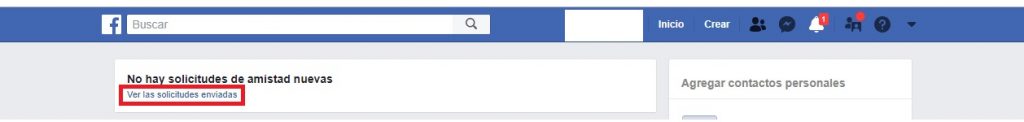 Ver todas las solicitudes de amistad enviadas en Facebook