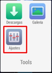 Selecciona Ajustes en tu Android