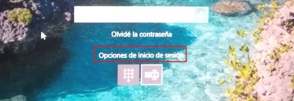 Configuración de Opciones de inicio de sesión