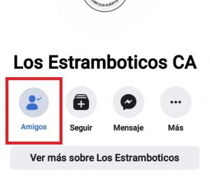 icono de amistad en Facebook Messenger