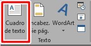 Haz clic en insertar cuadro de texto en PowerPoint